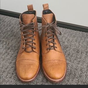 Mens rare Aldo tan Military boots